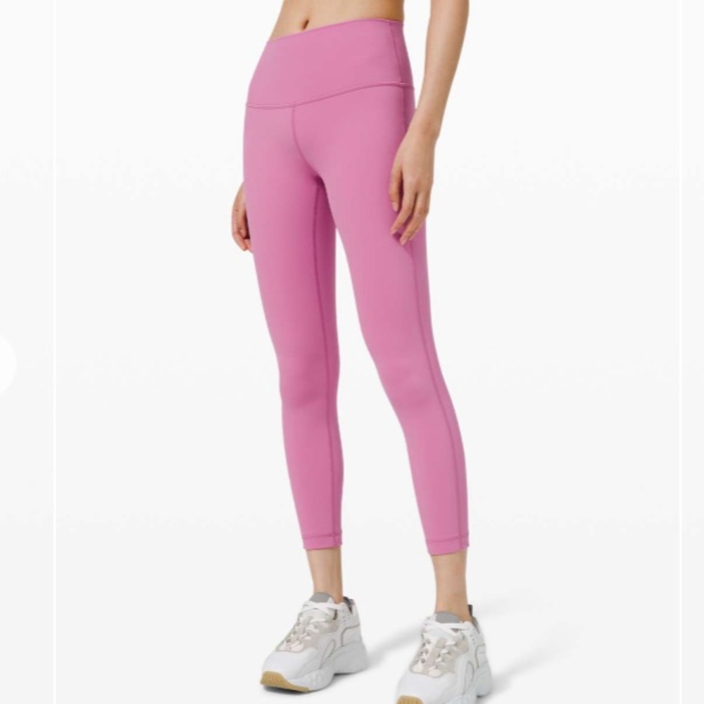 Lululemon HR Wunder Under Luxtreme 25” Magenta Glow size 6